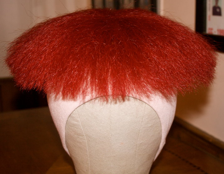 red clown yak wig moe